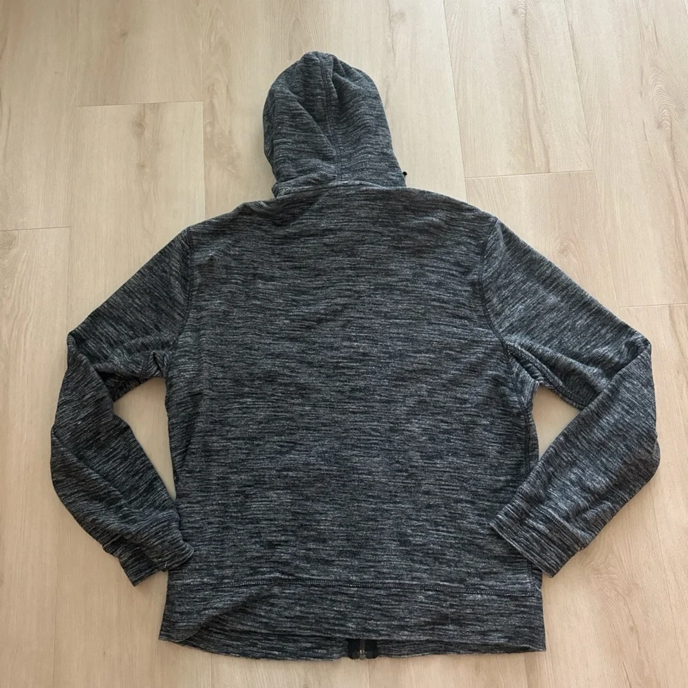 True Religion Black and Gray Zip Hoodie